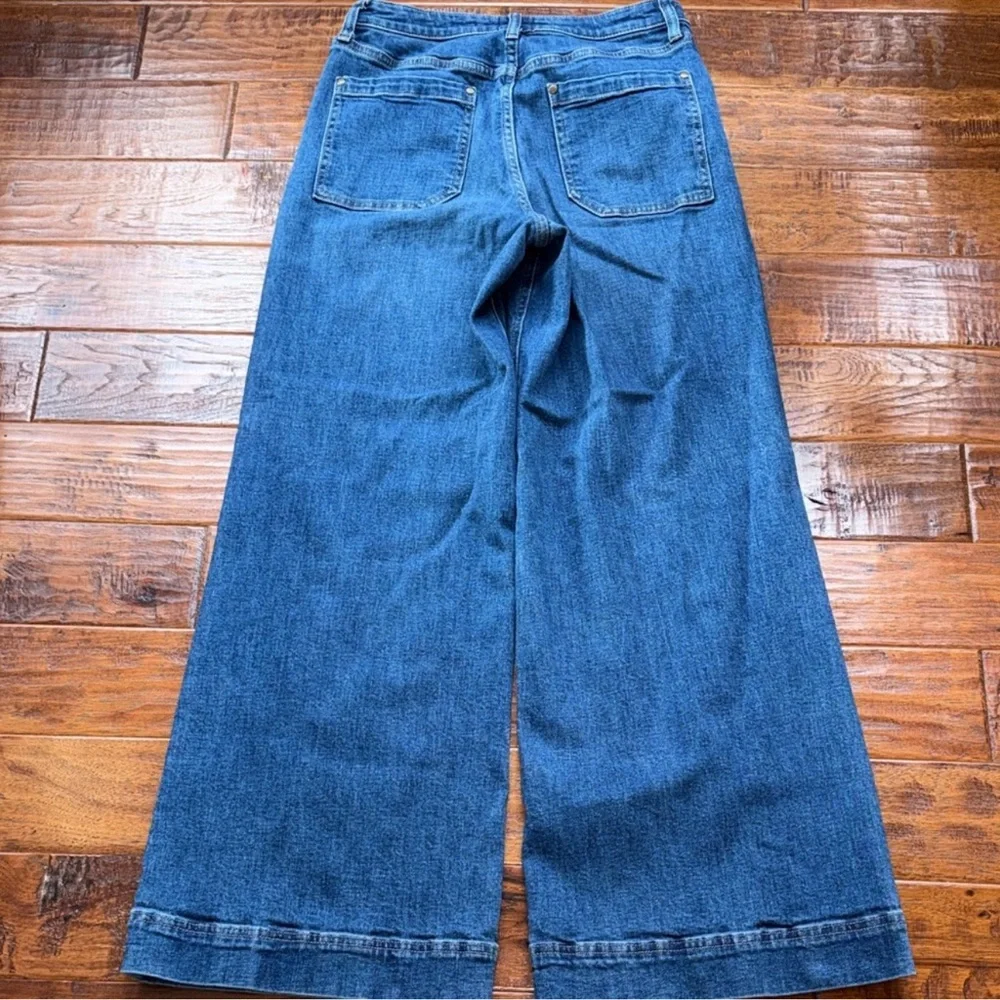 Anthropologie Maeve The Jada High Rise Wide Leg Jeans Size 29T - Picture 5 of 6